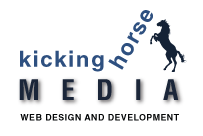 Kicking Horse Media Conception Web et développement Logo
